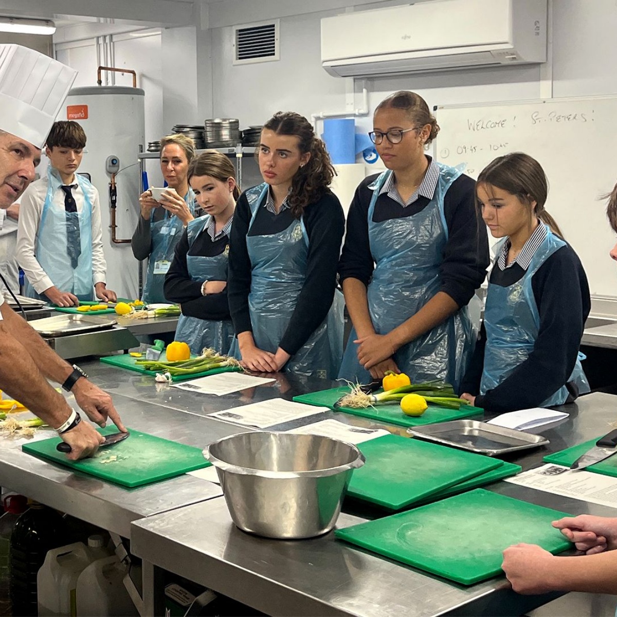 St Peter's Catholic School A taste of studying catering